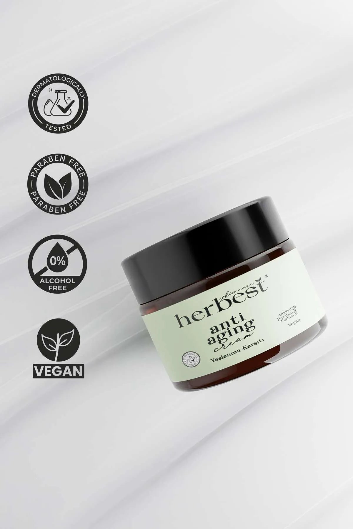 Herbest Skin Care Anti aging Yüz Kremi ( Yaşlanma Karşıtı Bakım Kremi ) 50 ml.