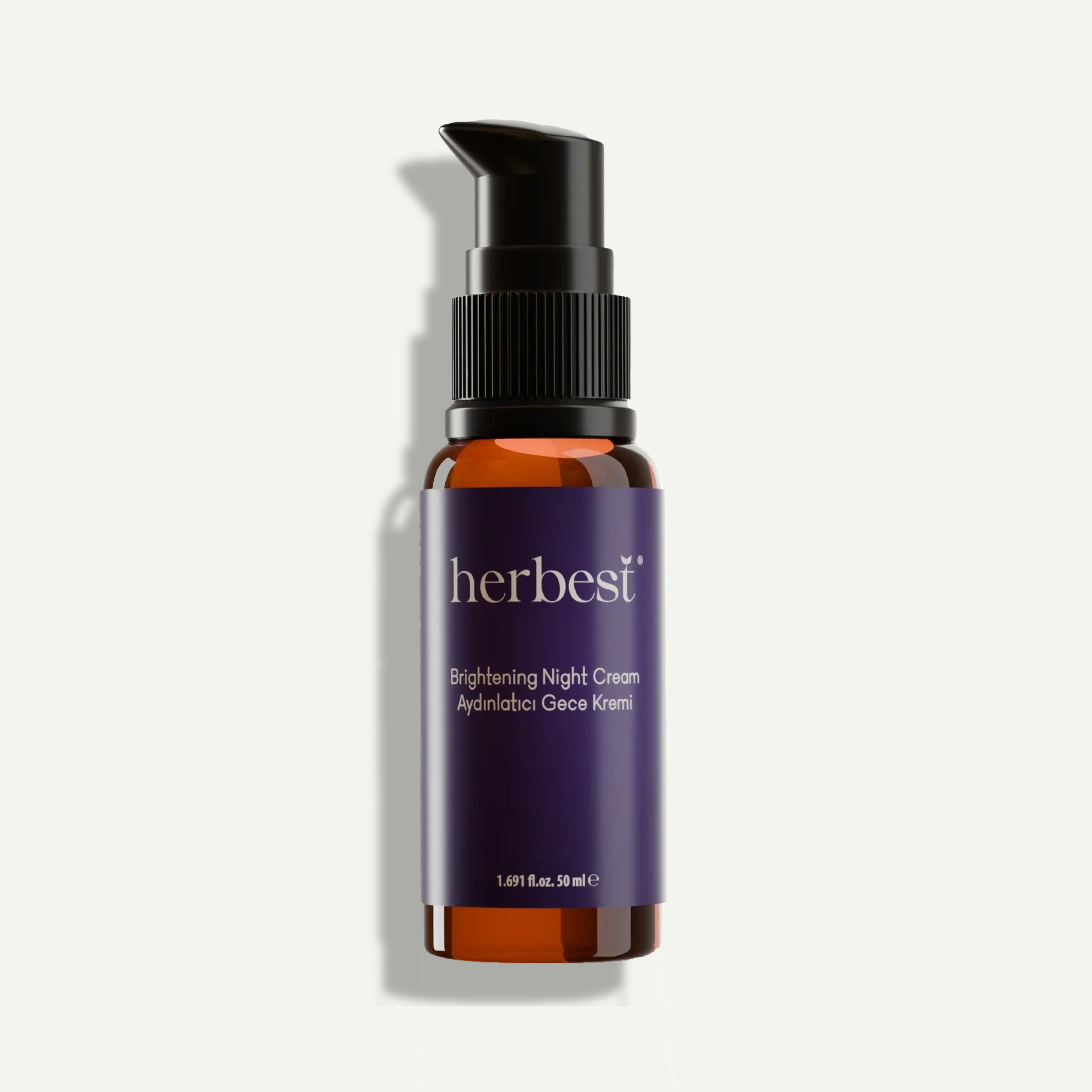 Herbest Aydınlatıcı Gece Kremi 50 ml. ( Brightening Night Cream ) Vegan