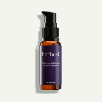 Herbest Aydınlatıcı Gece Kremi 50 ml. ( Brightening Night Cream ) Vegan